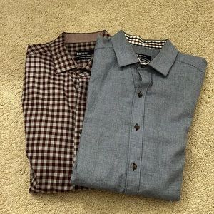 Bar III slim fit button downs
